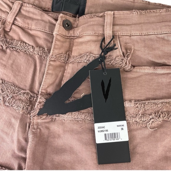 Valabasas Stacked "Marrone" Jeans Sz 36 NWT - Picture 6 of 13